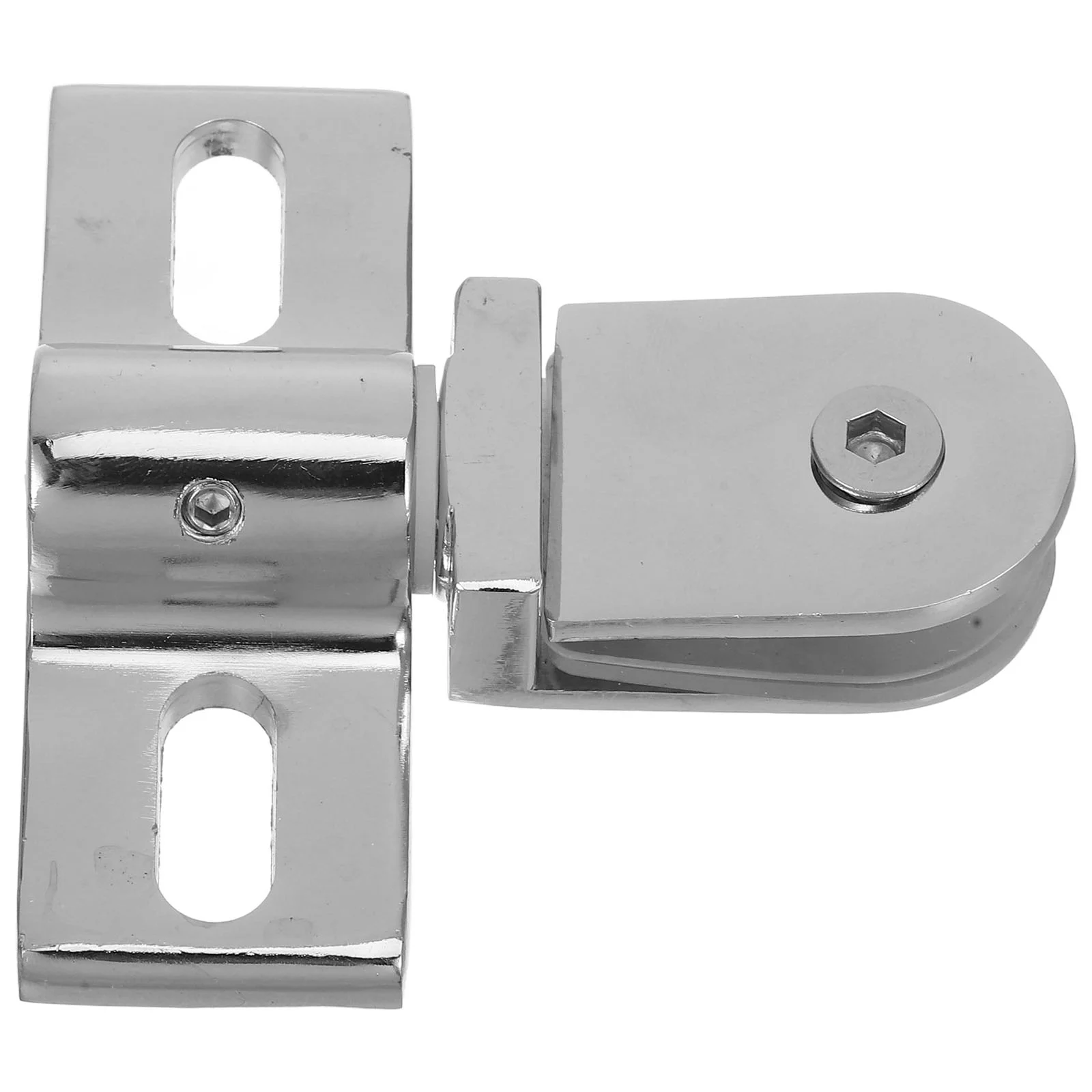 

Shower Door Hinge Clamp Glass Cupboard Hinges Zinc Alloy Clip Latches Hardware Screen