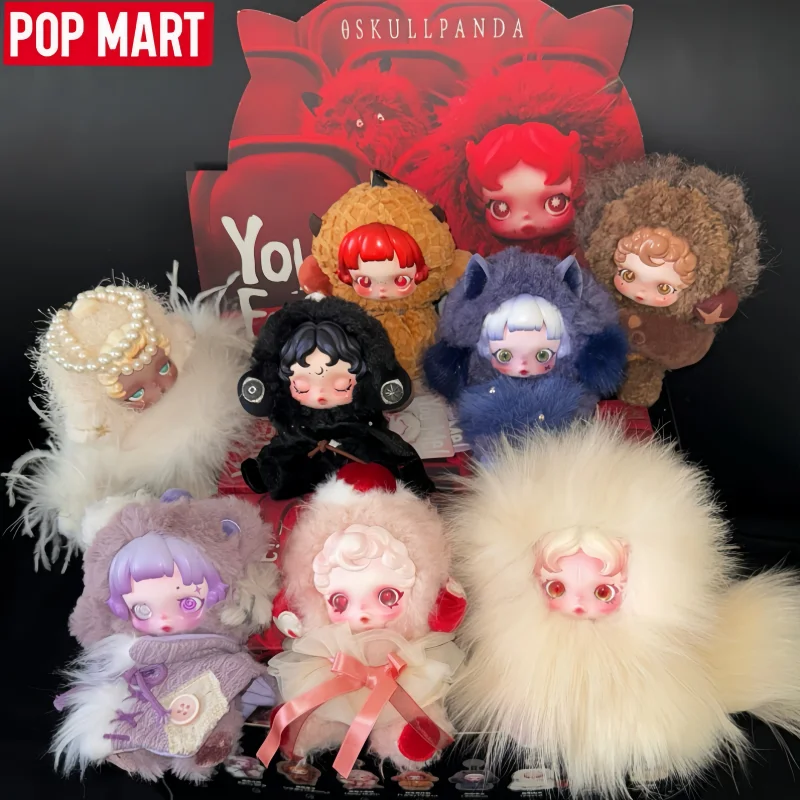 POP MART Skullpanda You Found Me! Serie Blind Box Puppe Anhänger Ornament Spielzeug Mystery Box Sammlerstück Überraschung Weihnachten Weihnachtsgeschenk