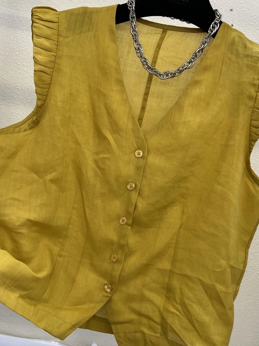 

Корейский женский свободный крой с кружевной отделкой V-Ne Earlet, универсальный топ, летнее новое поступление