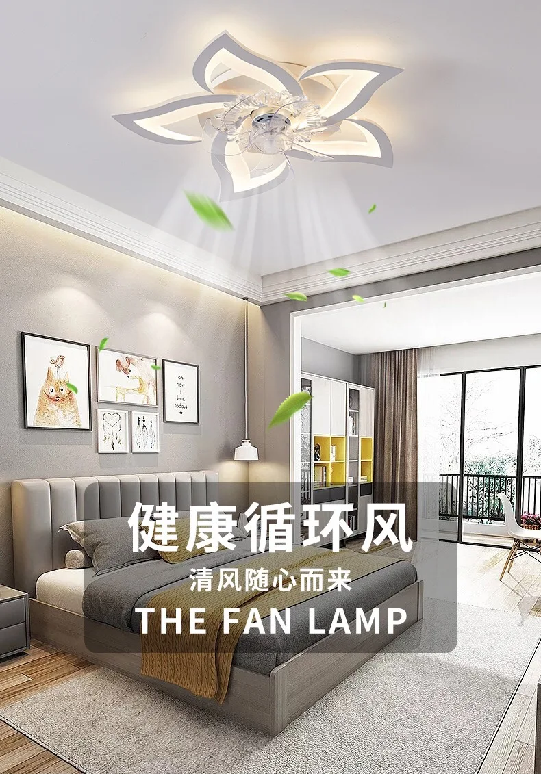 Led-plafondlamp met afstandsbediening, 3 kleuren, dimbaar, stille plafondventilator, 3 windsnelheden, ronde acryl ventilator met verlichting, voor woonkamer, slaapkamer Led-plafondlamp met afstandsbediening, 3 kleuren, dimbaar, stille plafondventilator, 3 windsnelheden, ronde acryl ventilator met verlichting, voor woonkamer, slaapkamer