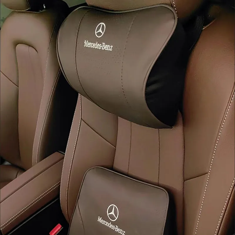 

Car Back Support Headrest Neck Pillow Memory Cotton Lumbar For Mercedes Benz AMG GLC W203 W206 W210 W168 W220 A C E S Class GLA