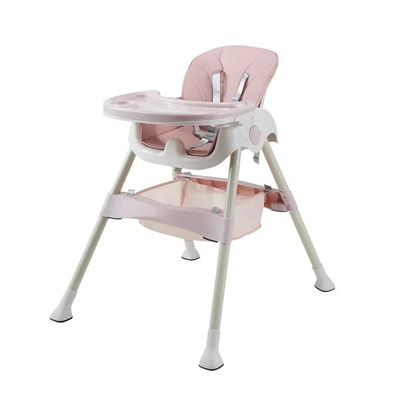 Multi nível ajustável bebê jantar cadeira, Versátil infantil cadeira de jantar, Multifuncional Baby Home Dobrável