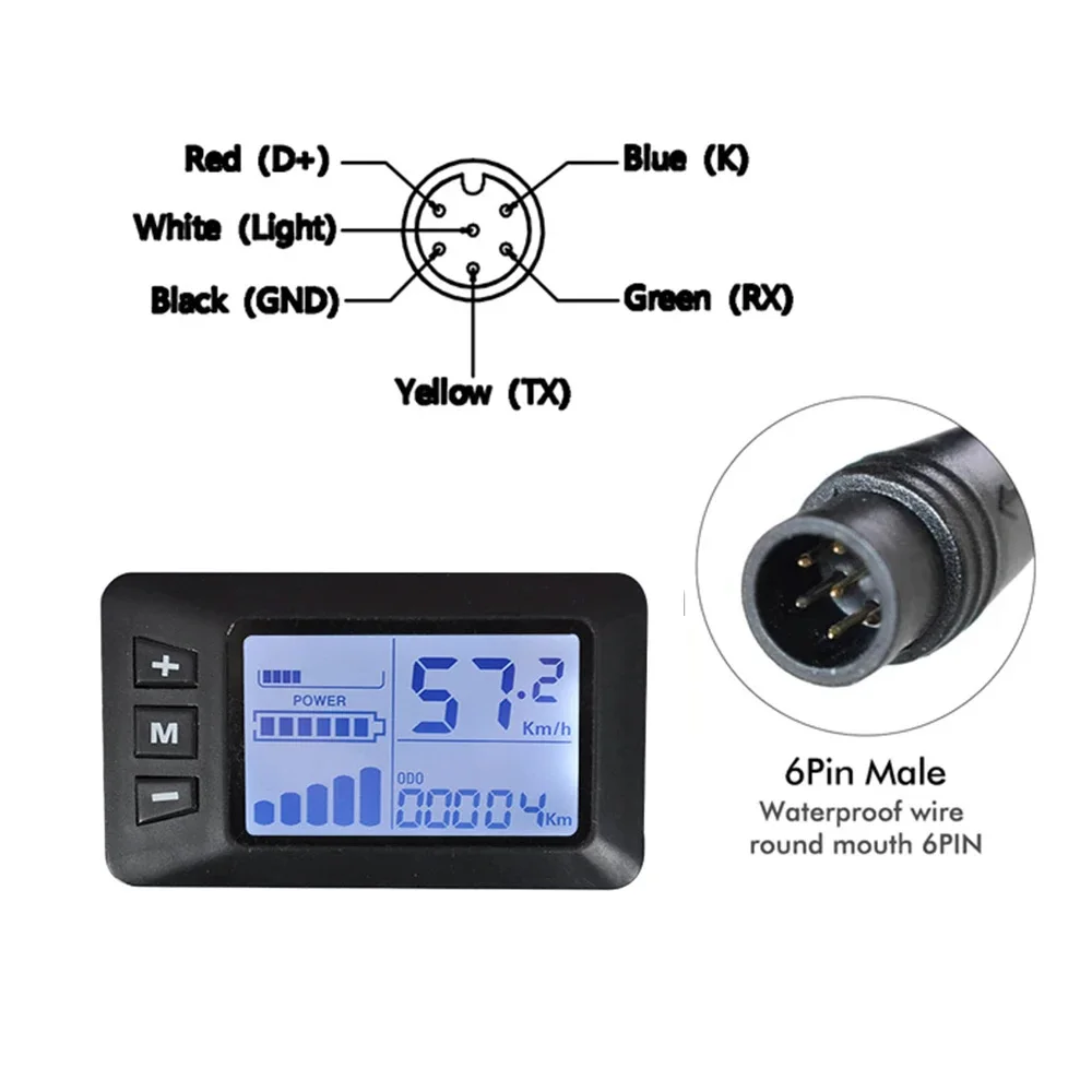 Bafang / Kt EBIKE KT LED880 Ebike Display 36V 48V Elektrische Fiets