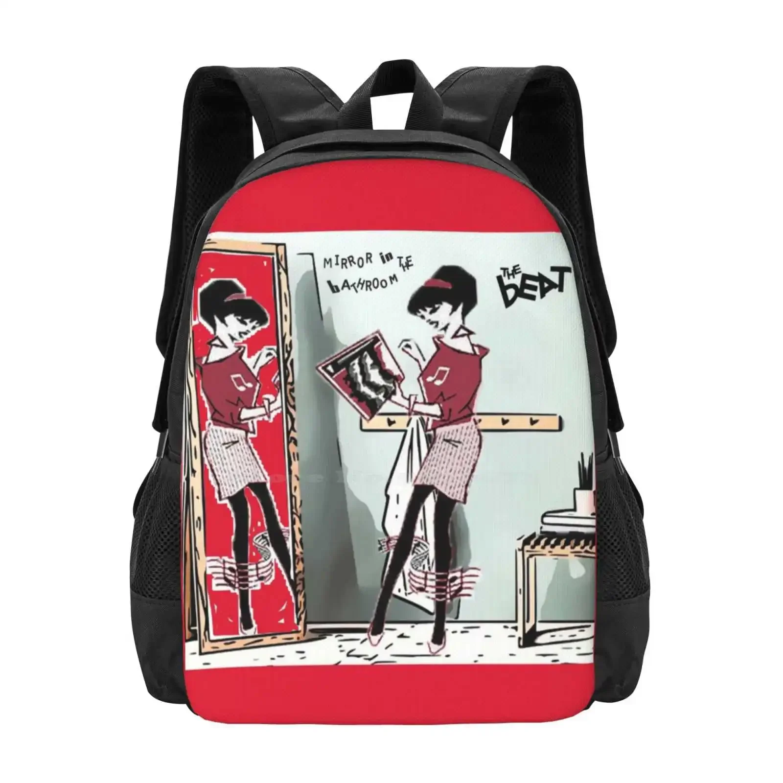 

Mirror In The Bathroom Hot Sale Schoolbag Backpack Fashion Bags The Beat The English Beat 2 Tone Ska 80S Reggae Subpopeo 70S