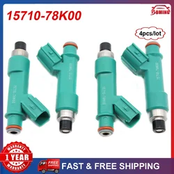 4pcs/lot Car New Fuel Injectors 15710-78K00 For Suzuki Kizashi Grand Vitara 2.4L 2009 2010 2011 2012 2013 1571078K00 15710 78K00