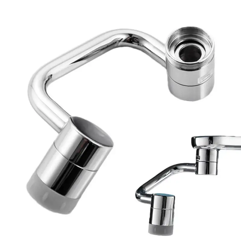 Universal 1080 Rotation Extender Faucet Kitchen Faucet Head Sprayer Replacement Swivel Robotic Arm Sink Faucet Sprayer