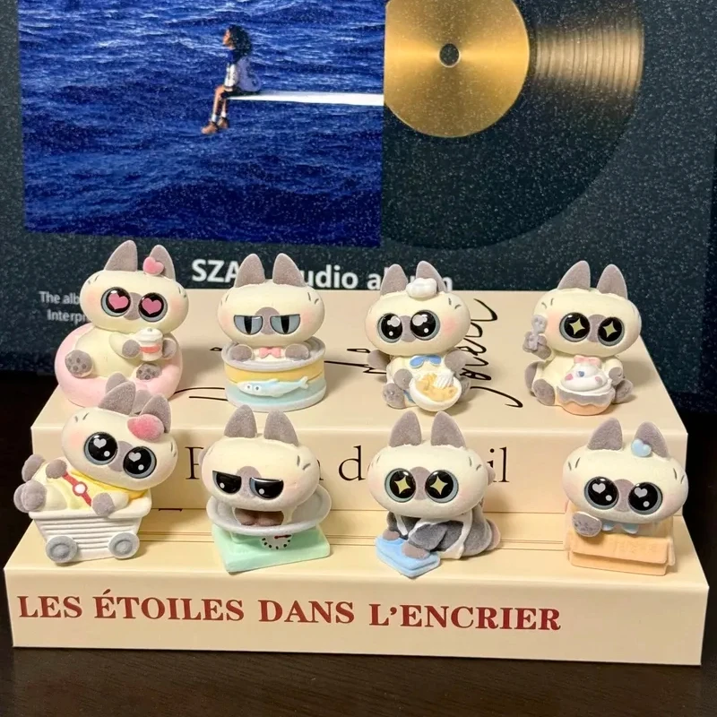 صندوق غامض يتدفقون العاطفة ليتل سيام سلسلة صندوق أعمى لعبة الديكور سطح المكتب دمية الديكور عيد ميلاد الكرتون أنيمي هدية