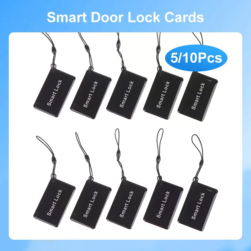 

5/10pcs 13.56mhz IC Card Electronic Smart Door Lock Card Digital Smart Fingerprint Locks Unlock Small RFID Card