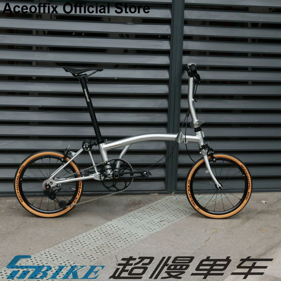 Aceoffix 16inch Aluminium Folding Bike 8KG Triple Folding Bike