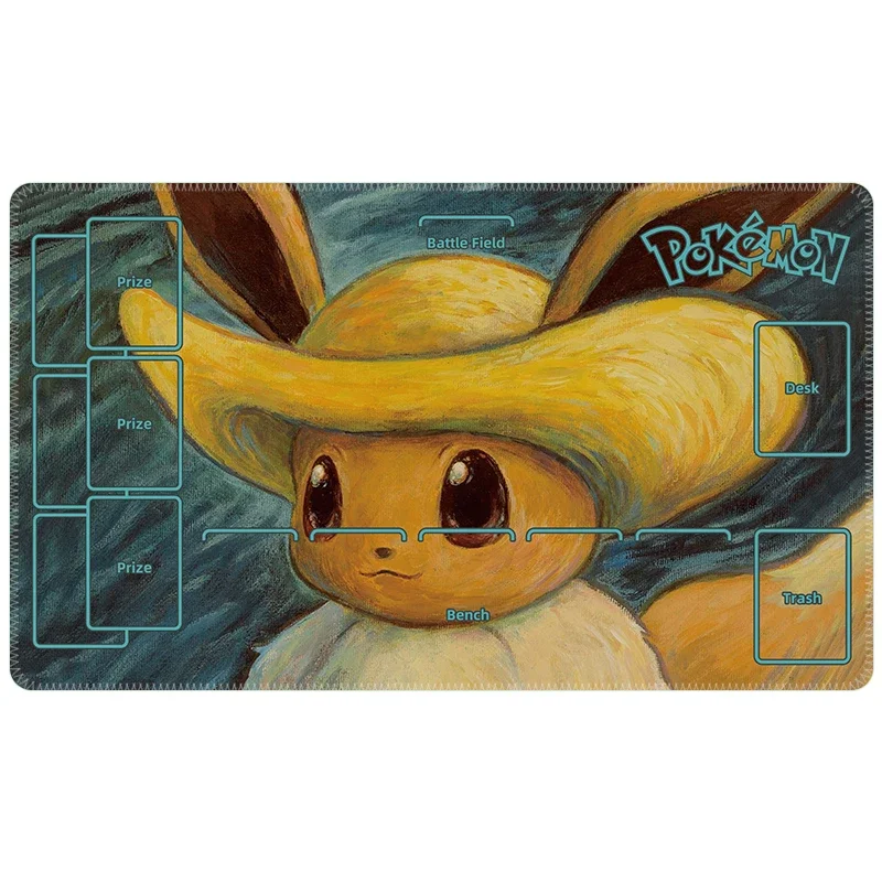 อะนิเมะ PTCG Battle Pad การ์ด Pad Van Gogh การ์ด PTCG Pad การ์ด Battle Board เดี่ยวการ์ดเกม Pad ตารางของขวัญของเล่น