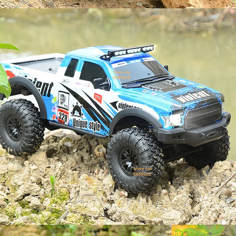 4WD 45 Degree Climbing RC Off-road Crawler 2.4G 4WD 1/10 Professional Large RC Truck Independent Suspension RC Racing Drift Car