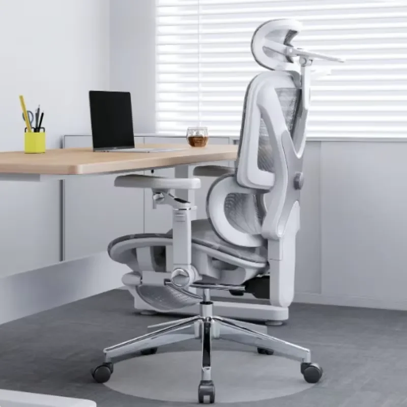 Modern Ergonomic Office Chair with Lumbar Support Comfortable Backrest for Gaming Computer Desk Home Furniture Relaxing Seat