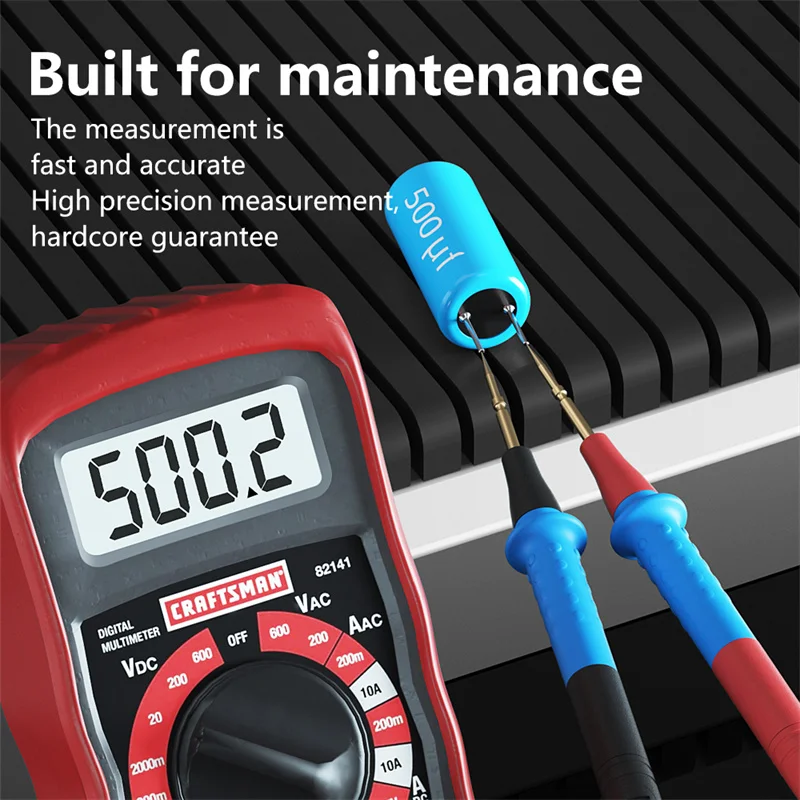 MaAnt P23A High Quality Multimeter Pen Extra Tip 1000V High Temperature Resistance Capacitors Measuring Stainless Steel Probe