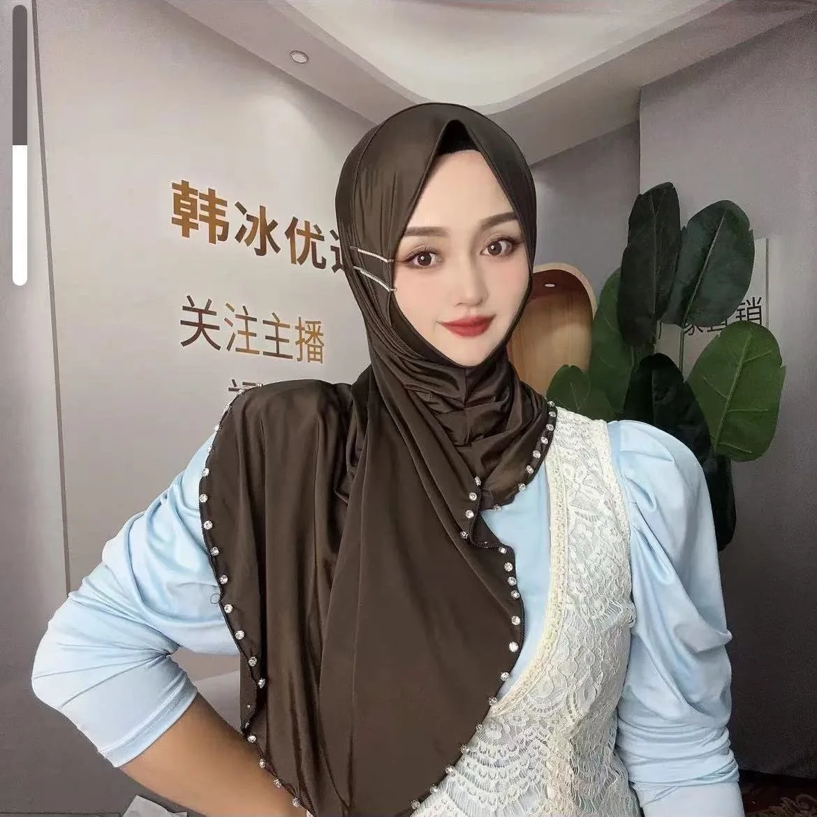 

High Strecth Summer Scarf Hijab For Muslim Women