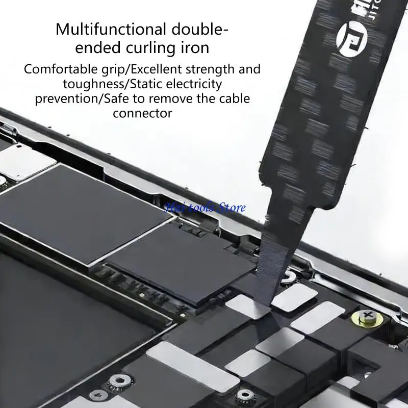 X37E Advanced Carbon Fiber Pry Tool Disassembly Tool For Smartphones IC And CPU Chip Work Includes Angled Solder Scrapers