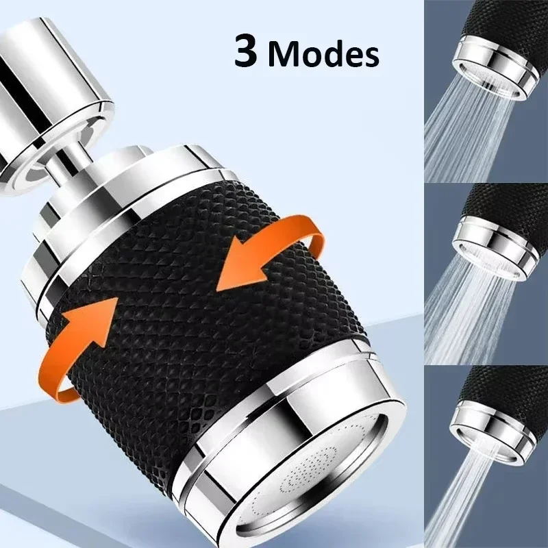 360-Degree Swivel Splash-Proof Faucet Aerator Adjustable Kitchen Faucet Extender The Faucet Extends The Filter Nozzle