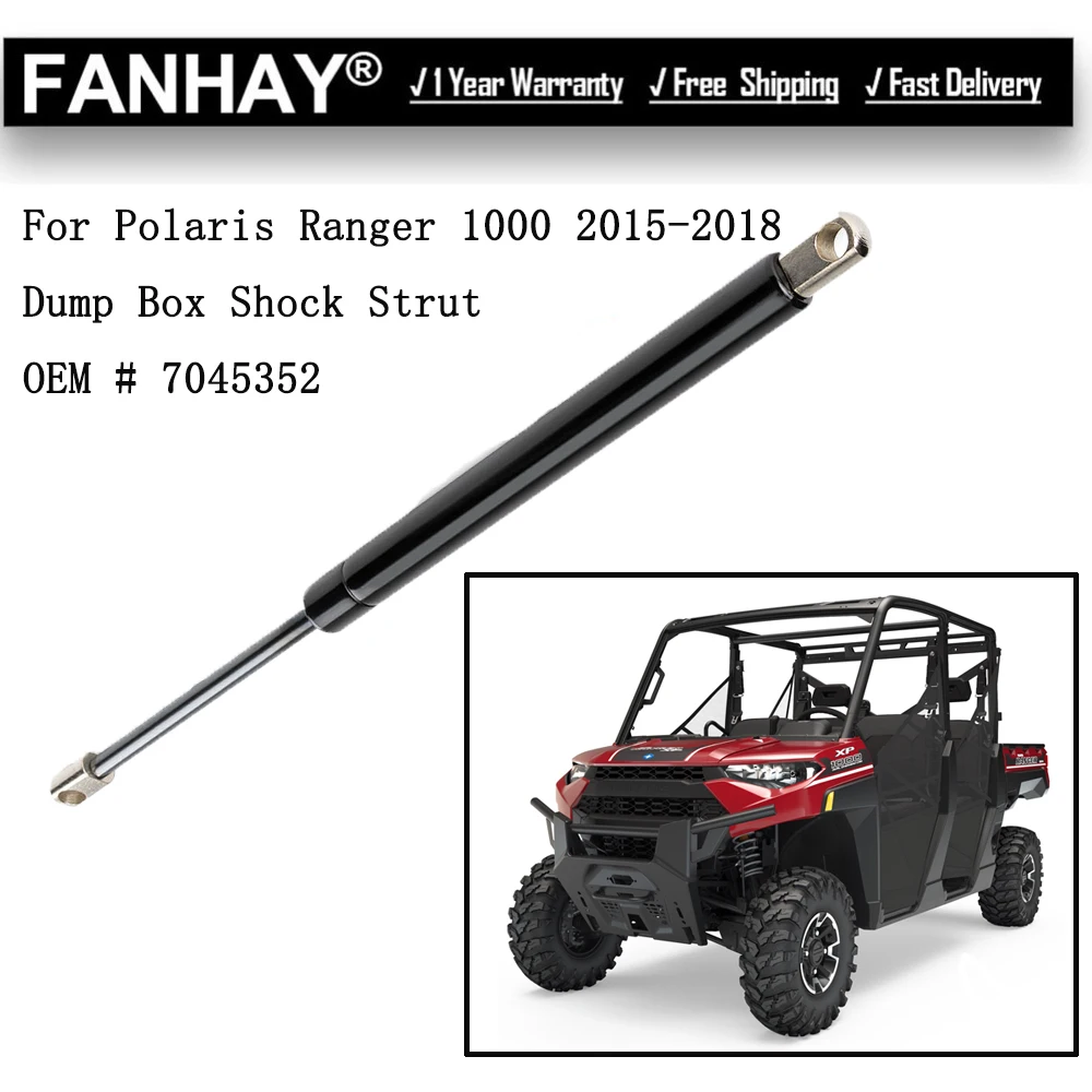 

Rear Tailgate Boot Gas Lift Telescopic Slow Down Support Strut For Polaris For Ranger 1000 2015-18 Dump Box Shock Strut 7045352