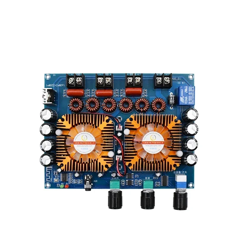 XH-A128 TDA7498E Bluetooth 5.0 160W*2+220W Stereo 2.1 Channel Digital Power Amplifier Board