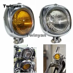 Motorchycle Sealed Beam Headlight Retro Lights Vintage Front Headlamp For Harley Sportster 883 1200 Dyna Softail Chopper Cruiser