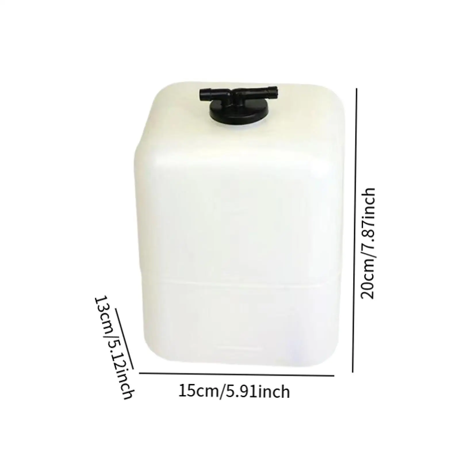 Tanque de água auxiliar da máquina escavadora Tanque eficiente leve do transbordamento do líquido refrigerante