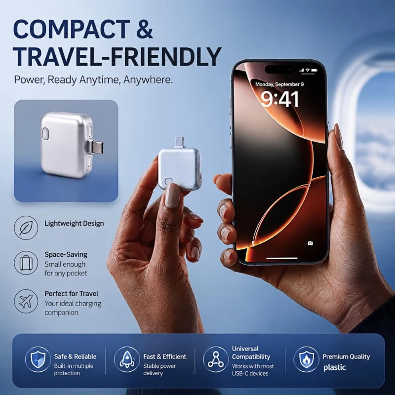Full‑Charge Auto Disconnect Charger Protector Type‑C Auto Power‑Off Adapter Anti‑Overcharge Protection Mobile Phone Charging
