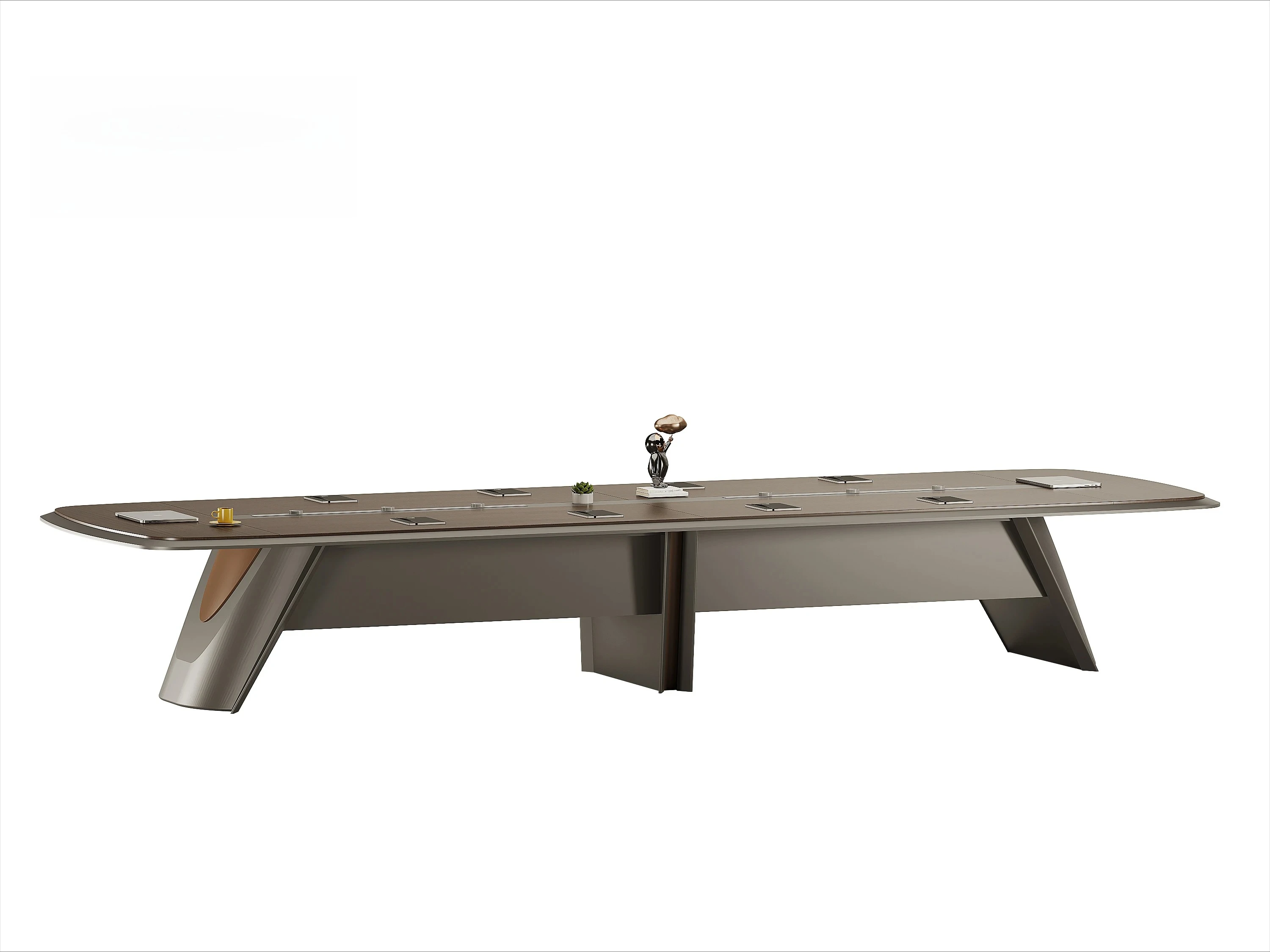 Office Desk Set for Conference Room Meeting Table Workstation Furniture for Home Office Business Use Modern Rectangular
