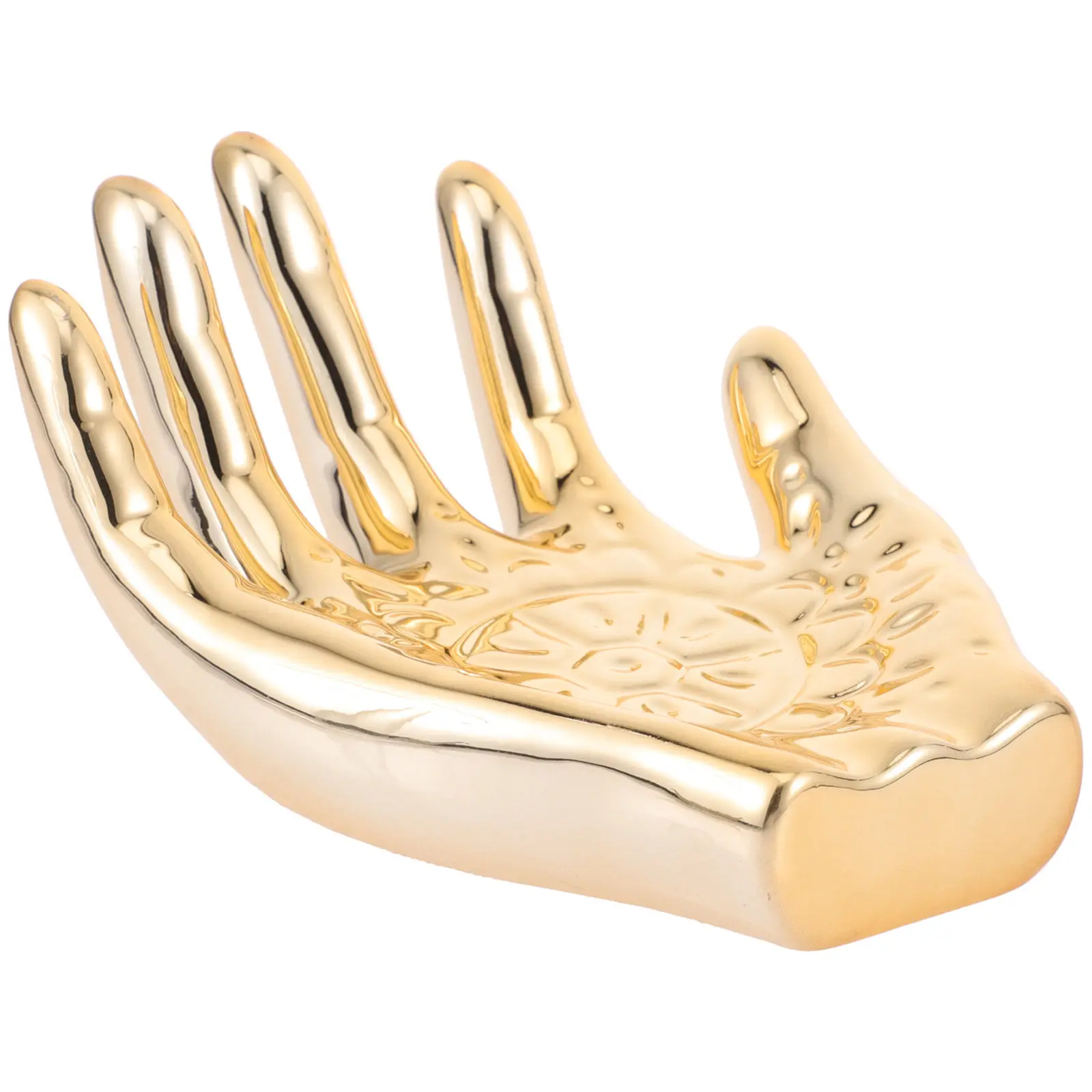 

Керамическая подставка для украшений в форме ладони: держатель для колец, браслетов, ожерелий, часов, настольный декоративный органайзер