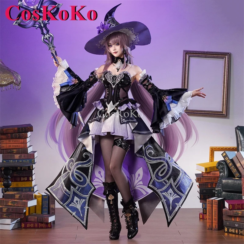 CosKoKo The Herta Cosplay Game Honkai: Star Rail Costume Gorgeous Elegant Combat Uniform Halloween Party Role Play Clothing S-XL