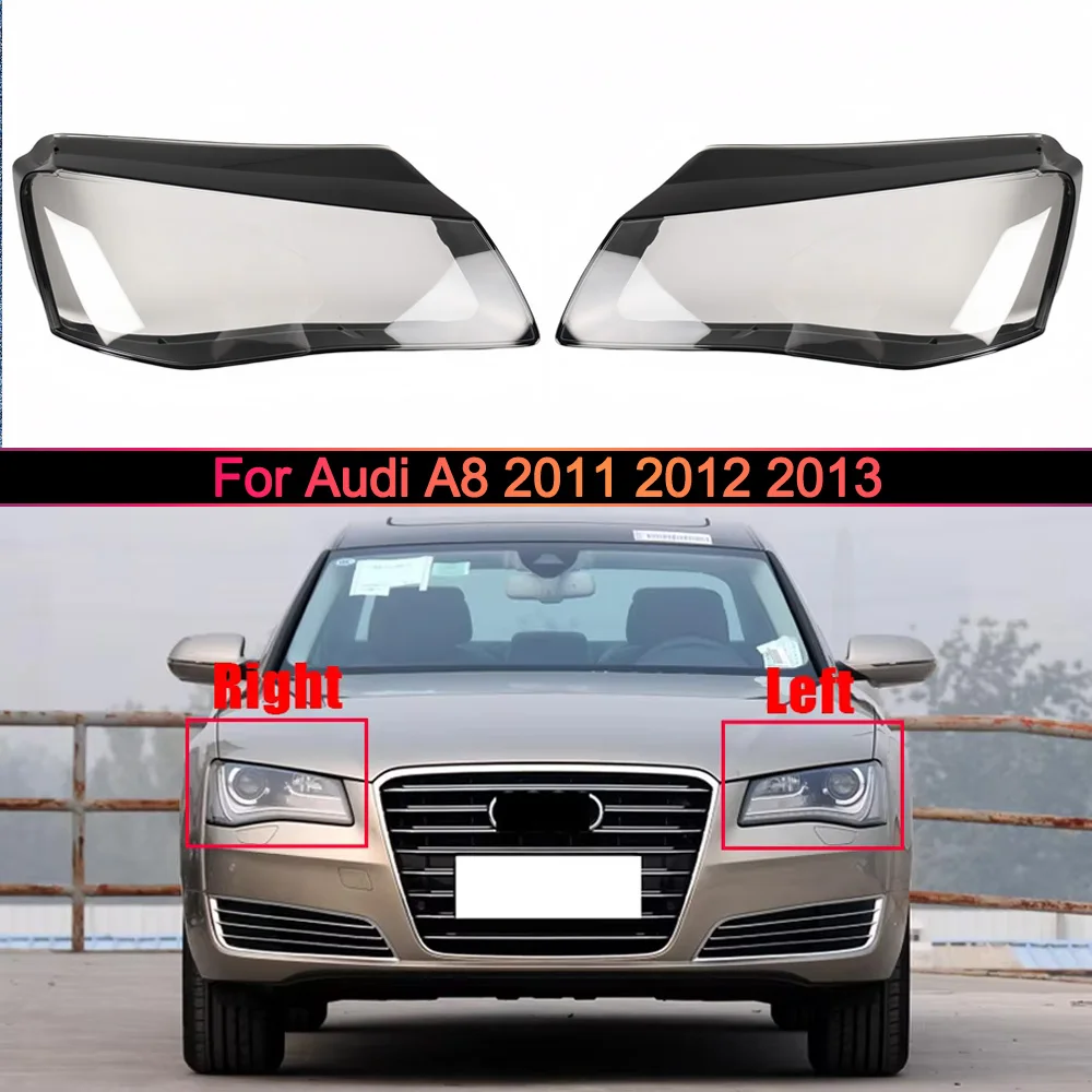 

Для Audi A8 2011-2013 (без линзы) — Прозрачная крышка фары, защитное стекло, корпус фары, аксессуары для автомобиля