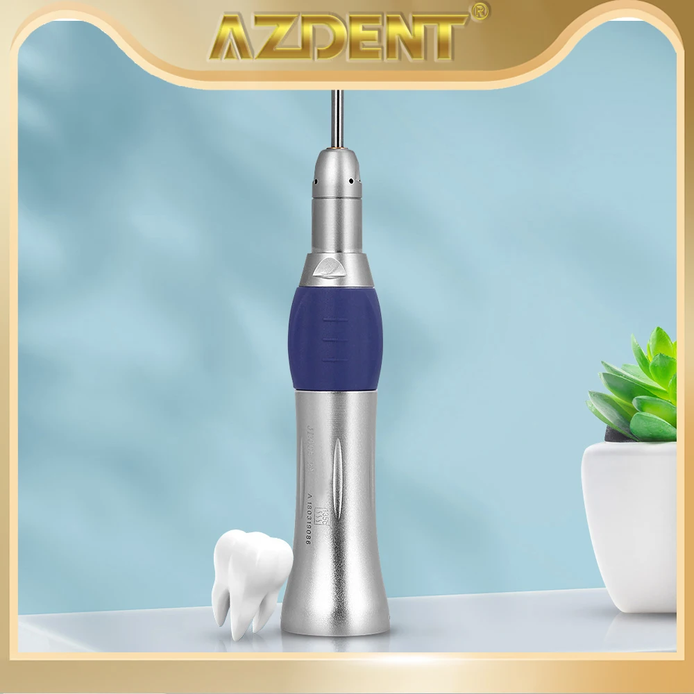 AZDENT Dental Low Speed Handpiece 1:1 Straight Nose Cone 2.35mm for E-type Motor Dentistry Tool Laboratory Instrument