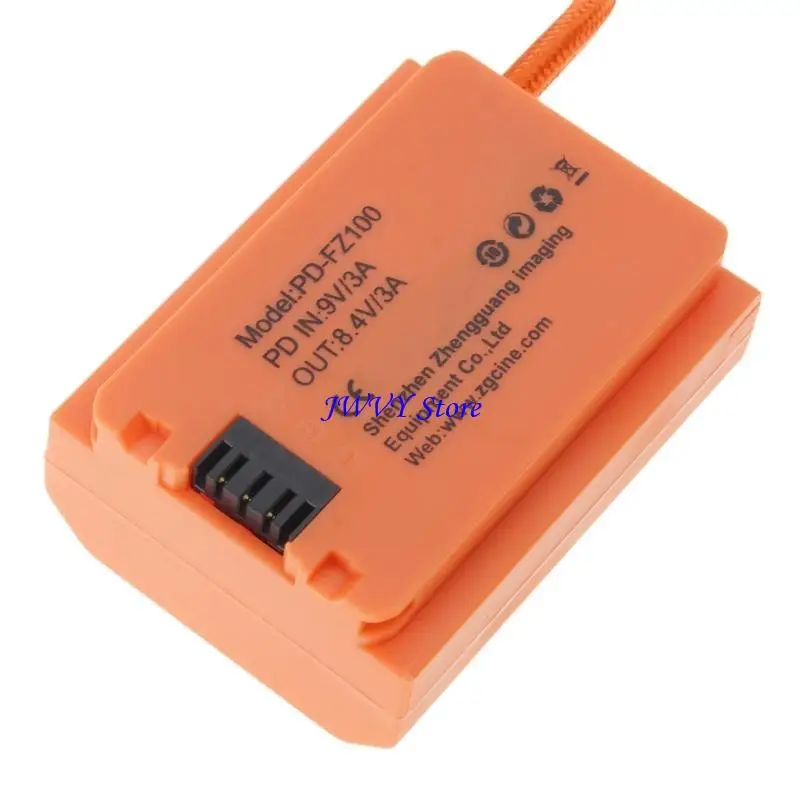 

573A Тип C-FZ100, провод-пустышка аккумулятора для A7III A7RIII A7SIII A7RM4 A9 обеспечивает стабильное питание для фото и