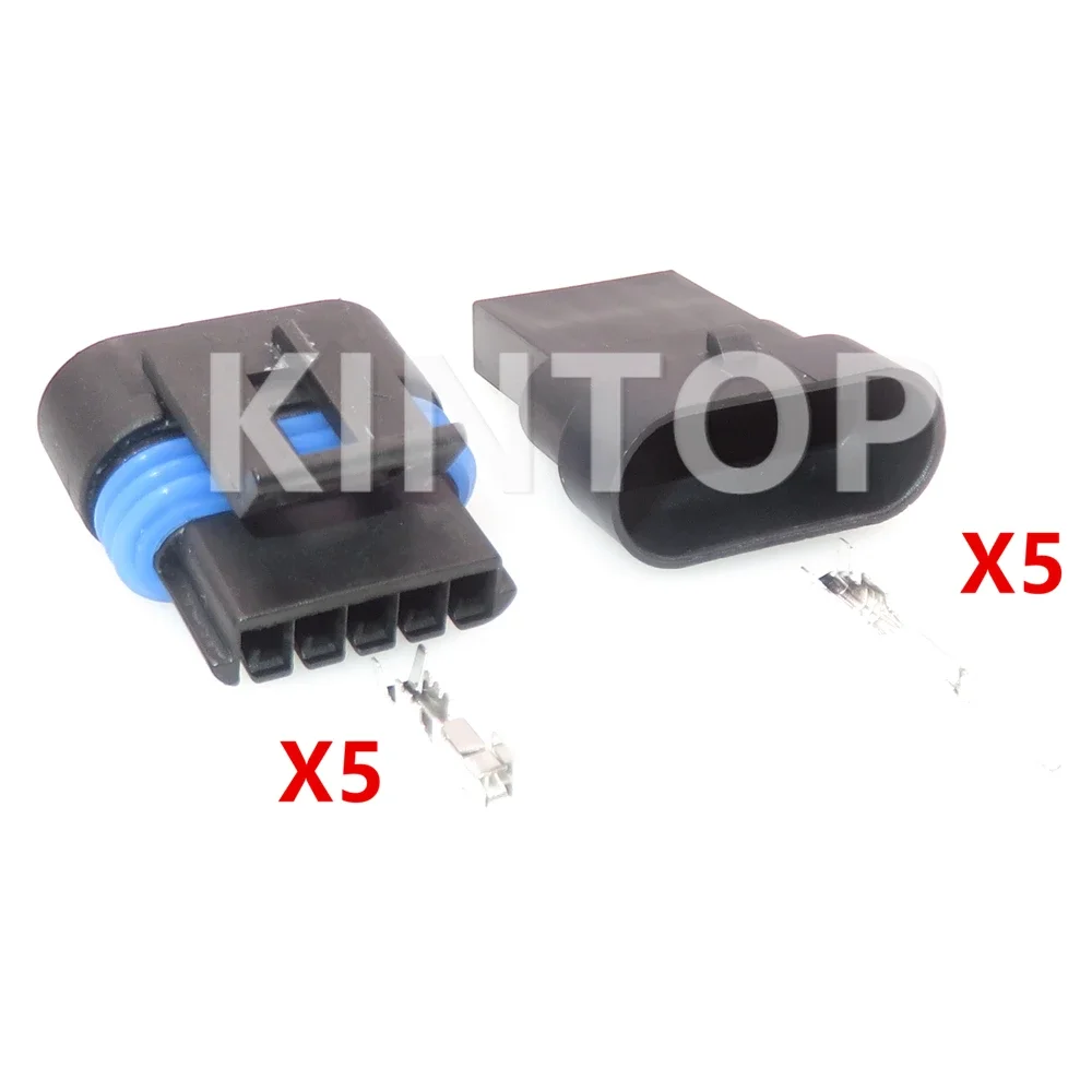 1 Set 5 Pins AC Assembly Automobile Electric Socket 12162825 Auto Accessories Car Male Female Docking Connector