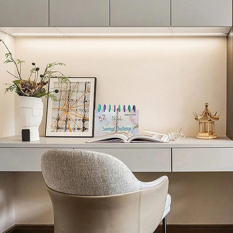 Sfida di risparmio libro Budget riutilizzabile 52 settimane con buste in contanti busta per libri