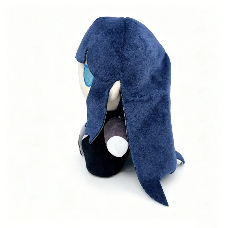 Ado Hibana Plush Doll Dark Blue Hair Chibi Cotton Toy with Blue Rose Tuxedo Soft Stuffed Figure Virtual Singer Gift J-pop Fans view 5