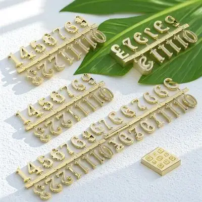 

5 Sets Pcs Arabic Numbers Diy Digital Number Replacement Repair Decoration Clock Numerals Kit Sturdy Plastic Numbers For Wall