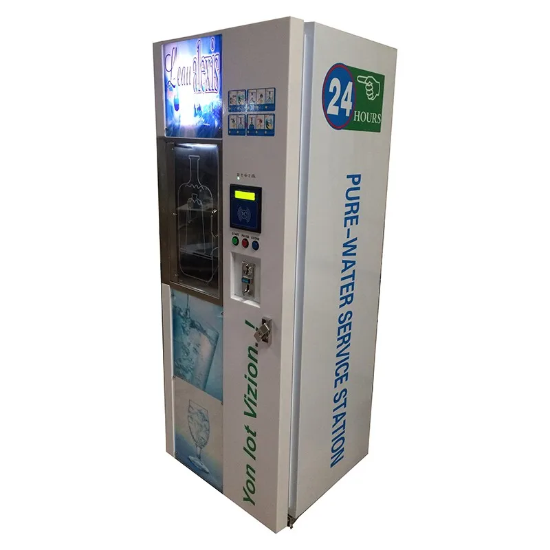 Custom Ice Cube Vending Machine Automatic Self Service Ice And Water Dispenser Commercial Industrial Ice Maker For Business view 3