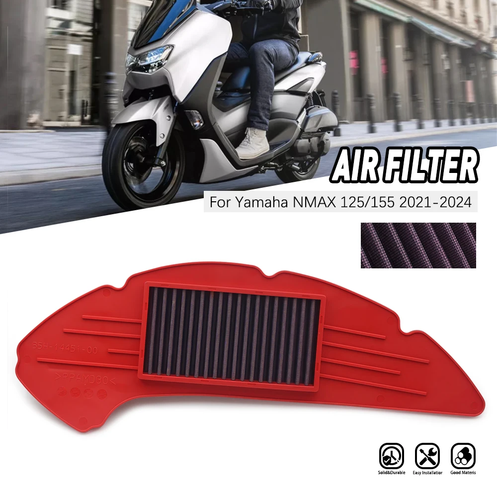 

For YAMAHA NMAX 155 NMAX155 2020 2021 2022 2023 Motorcycle Air Filter Cleane Accessories