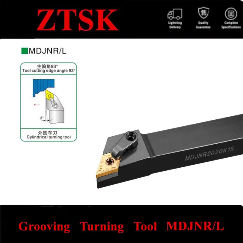 MDJNR1616 MDJNR2020 MDJNR2525 MDJNR3232 External Turning Tool MDJNR MDJNL Lathe Bar Turning Holder CNC Cutting Tool Cutter Bar