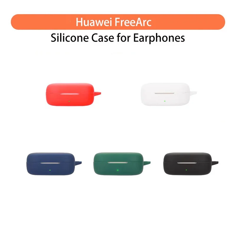 

Auroras For Huawei FreeArc Case Silicone Solid Color Shockproof Earphone Accessories Protector For Huawei FreeArc Cover