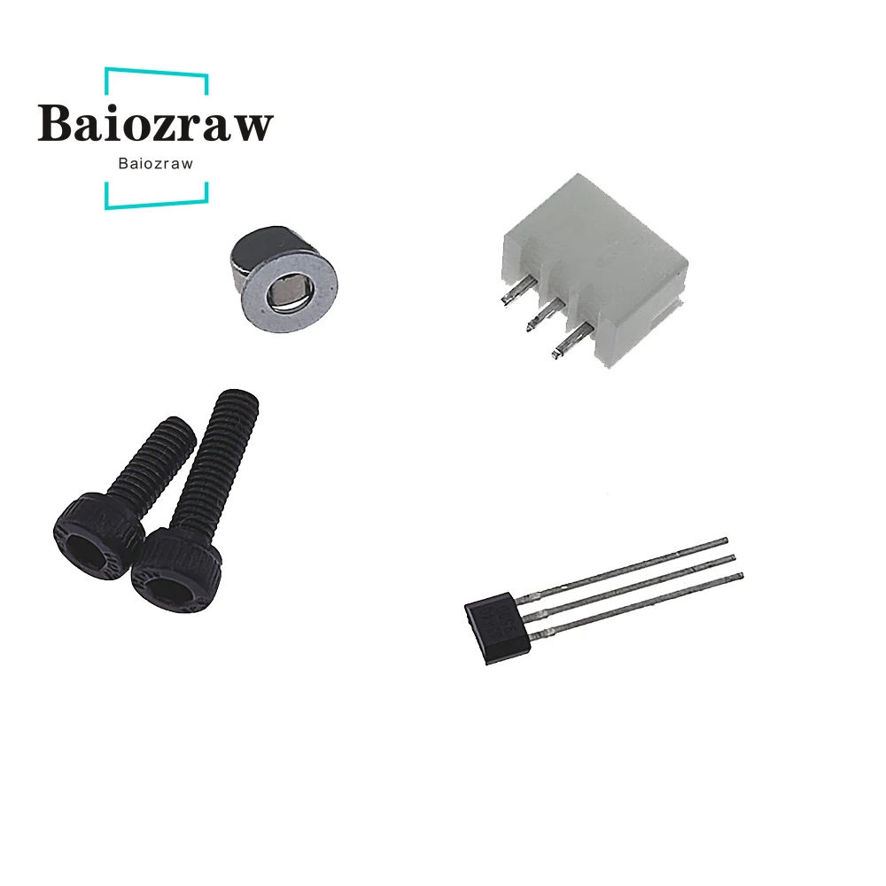 Baiozraw  ERCF Toolhead Sensor AH3364Q-P-B Hall Effect Sensor (SIP) Unipolar Switch Open Drain Hall Effect Voron 2.4 Trident