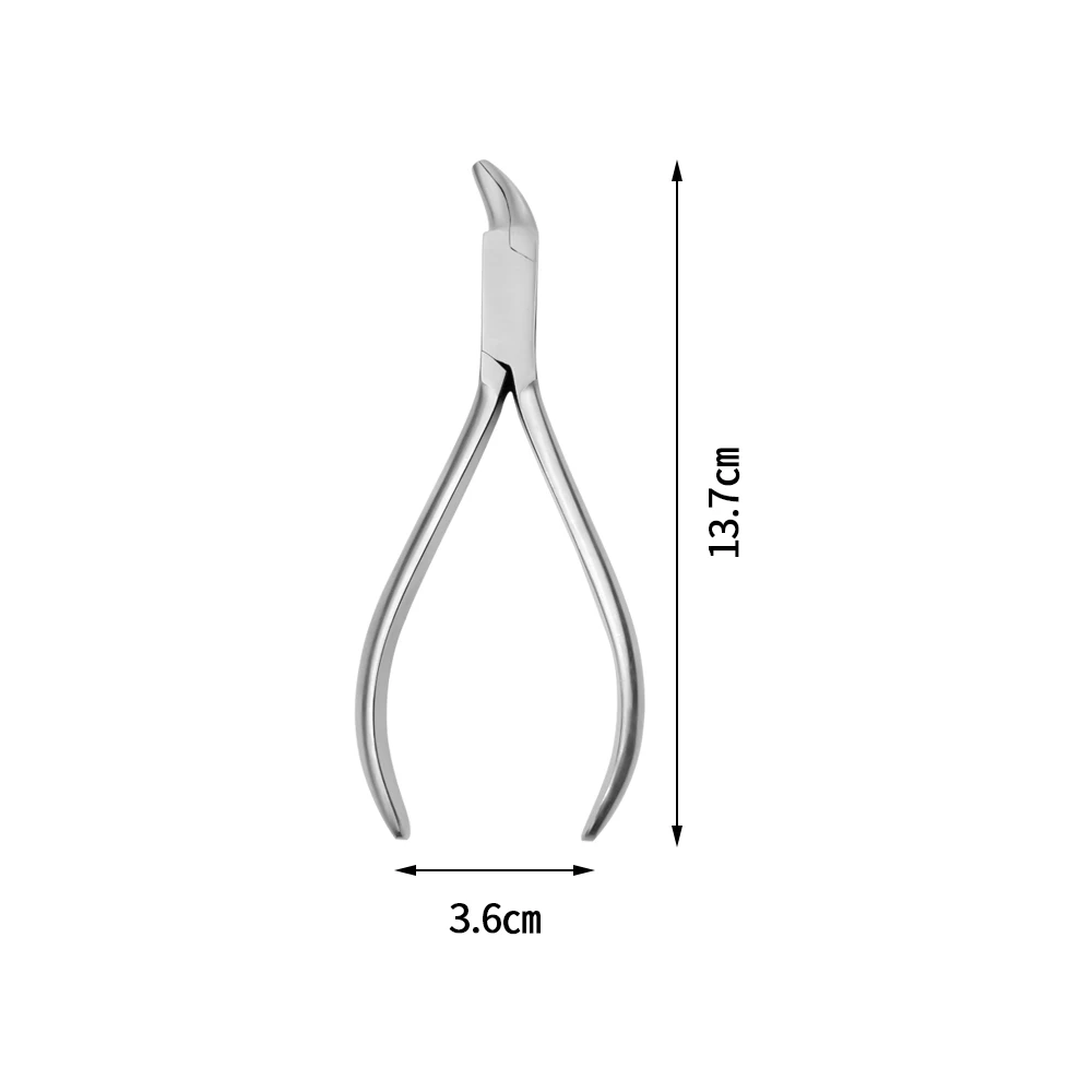 

1 шт. Зубные изогнутые костные щипцы-ронжеры - Ортодонтический хирургический инструмент для обрезки костей и зуботехнических процедур