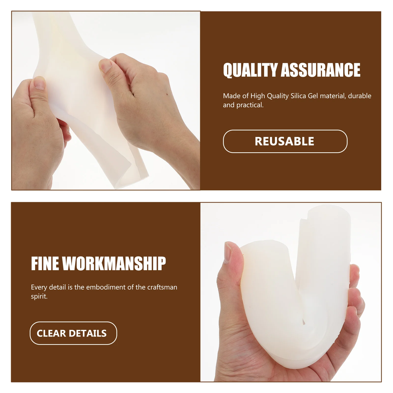 

Spiral Rod Wax Mold Silicone Making Tool For Diy Scented Candles Craft Casting Smooth Demoulding Handmade Epoxy