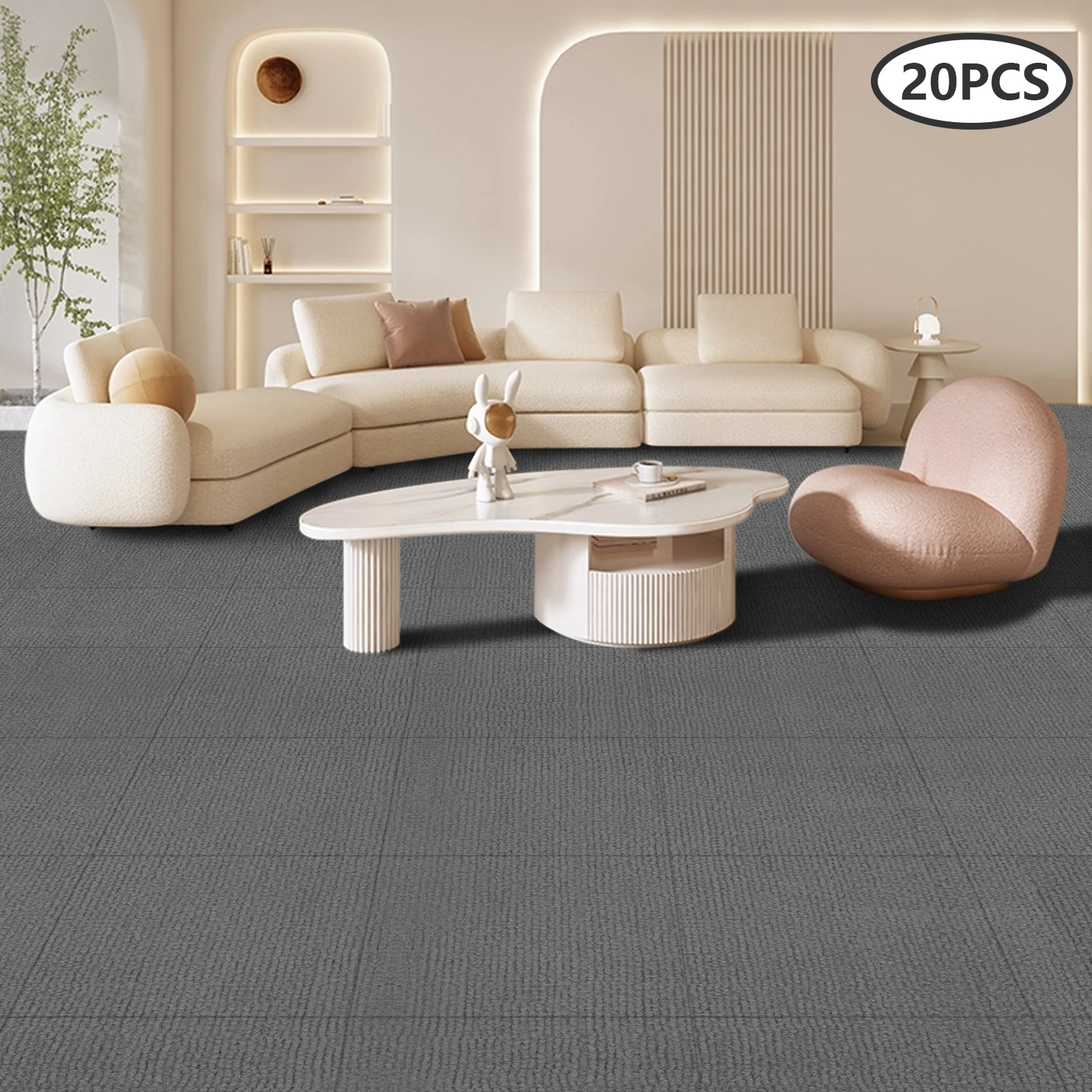 

Self Adhesive Floor Tiles, Non-slip & Noise Reduction, Easy Installation, Customizable Design, Polyester Fiber & TPR Material