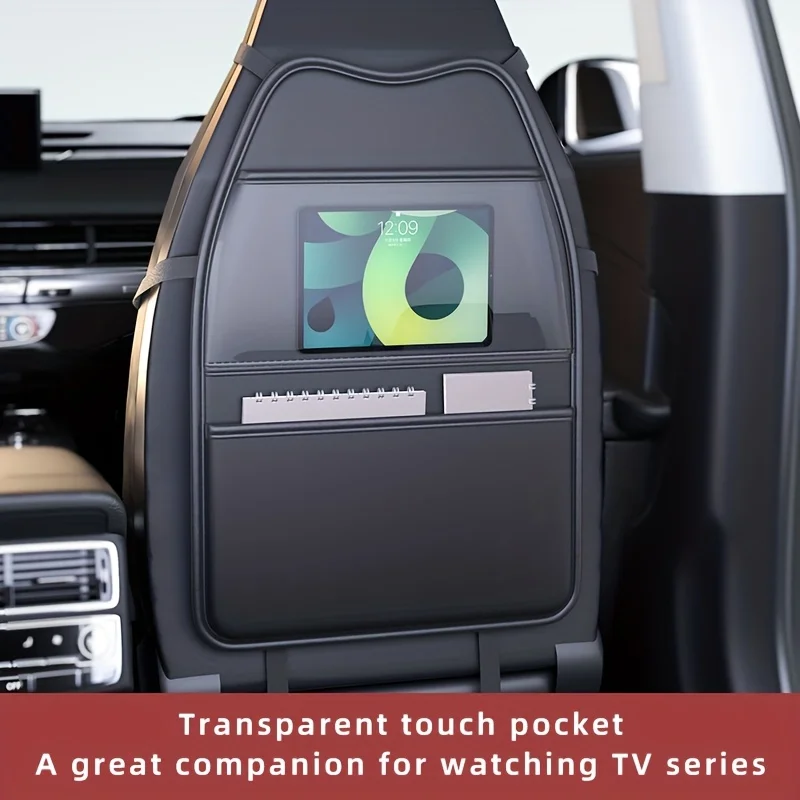 

1pc car seat storage bag, multi-functional car seat back storage bag, backrest in-car storage hanging bag