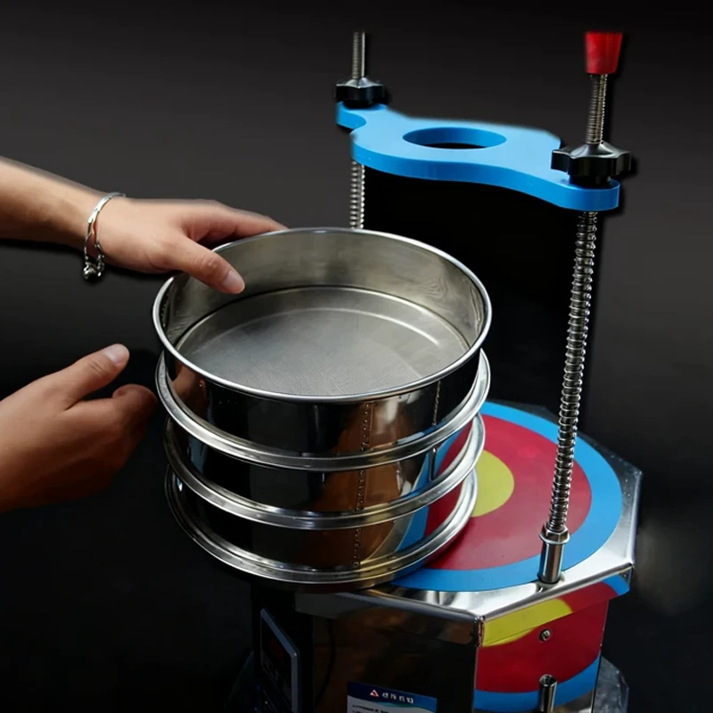 

220V Multi-layer Electric Vibrating Screen High-Precision Vibrating Screen for Particle Size Analysis Timer Switch