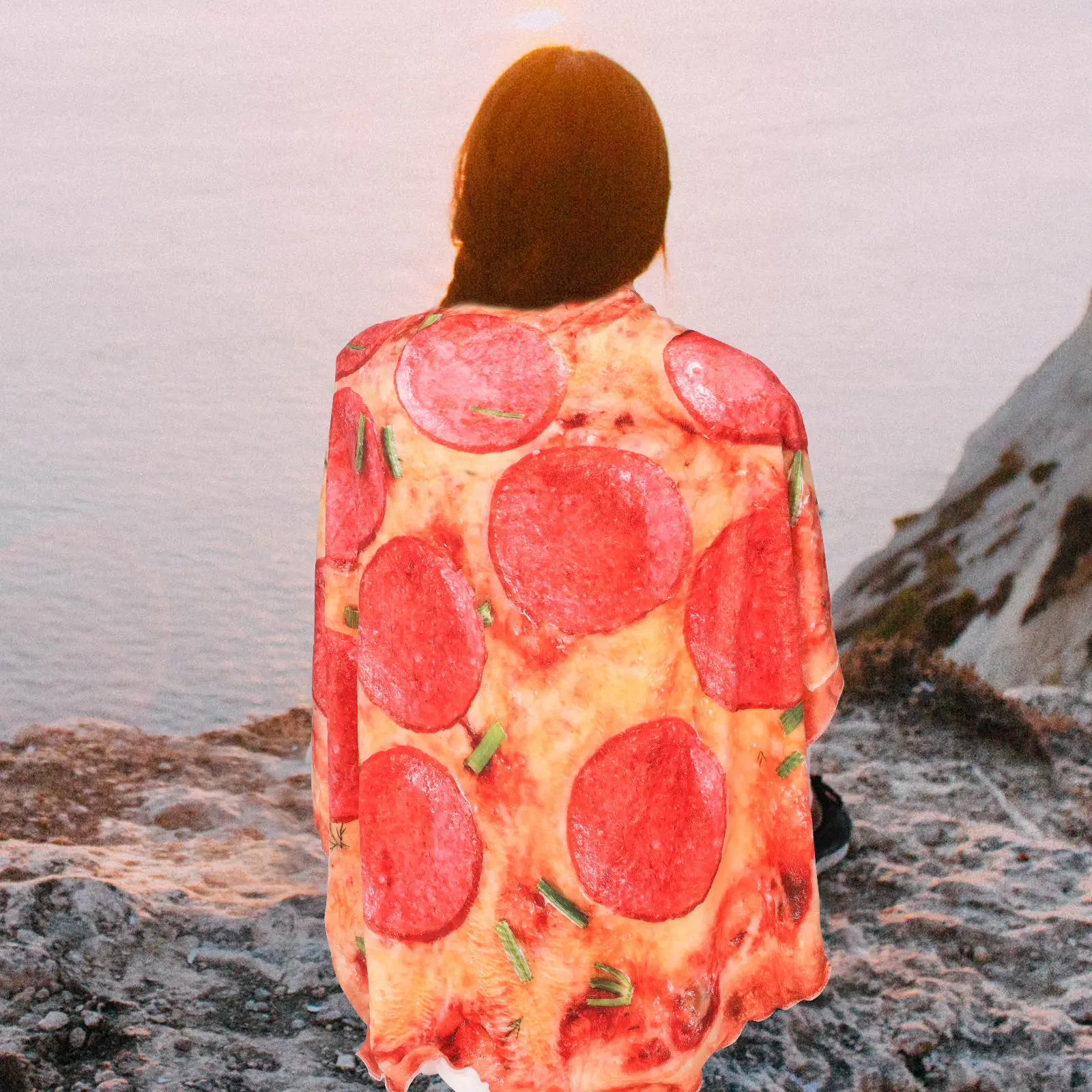 Soft Flannel Pizza Blanket Rou - đánh giá và giá Kids Outdoor Movie Night