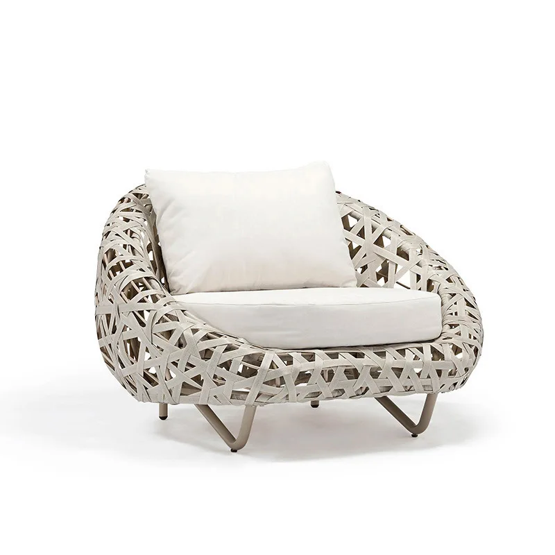 

sofa lying bed leisure furniture coffee table combination open-air sofa outdoor courtyard balcony waterproof and sun protection