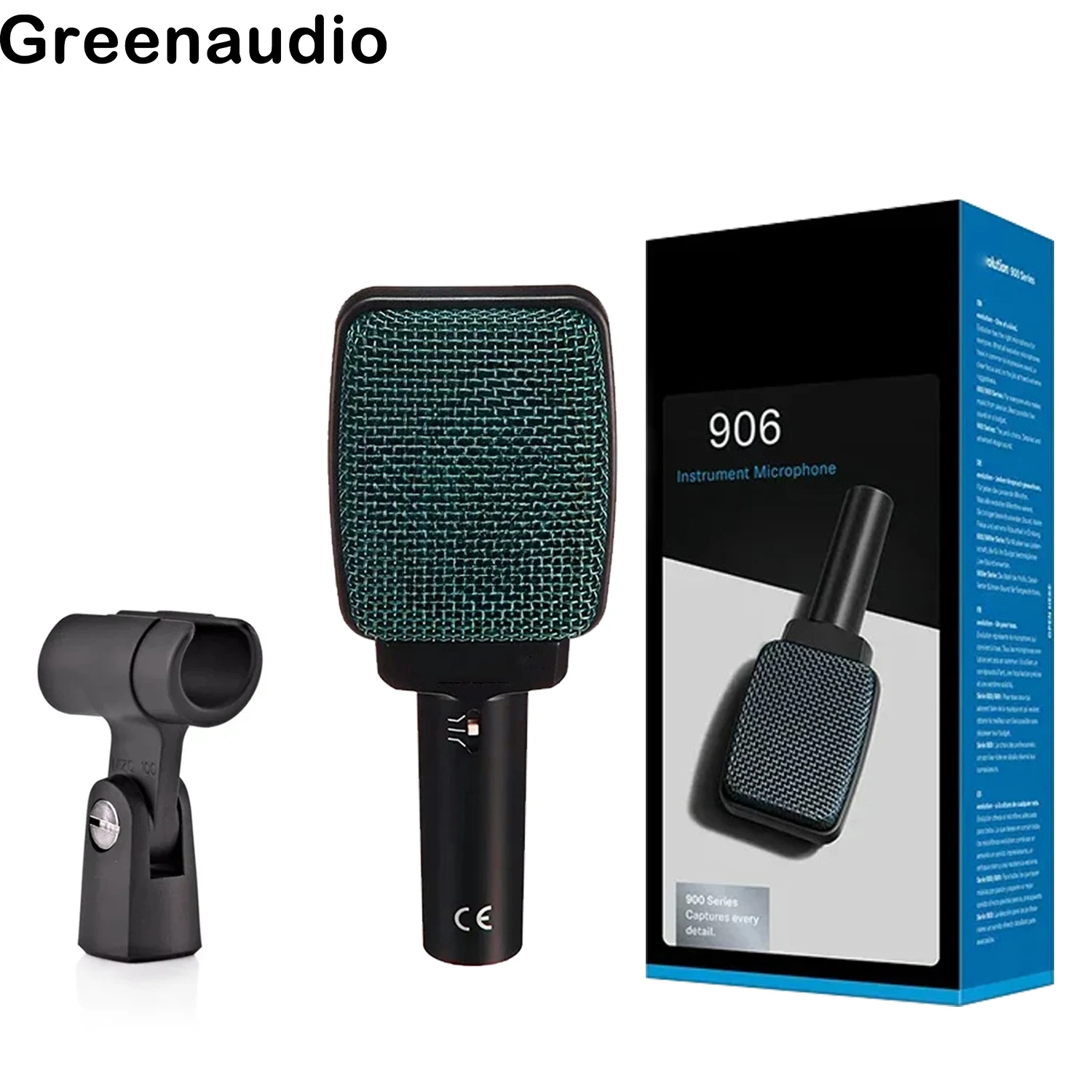 ميكروفون أداة ديناميكي فائق القلب GAM-DK9 مع فلتر وجود قابل للتحويل، احترافي لاستخدام جيتار الطبل #6