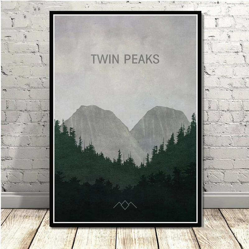 Twin Peaks TV Series Shows Classic Movie Anime Poster And Prints Canvas Painting Art Wall Pictures For Living Room Decoration