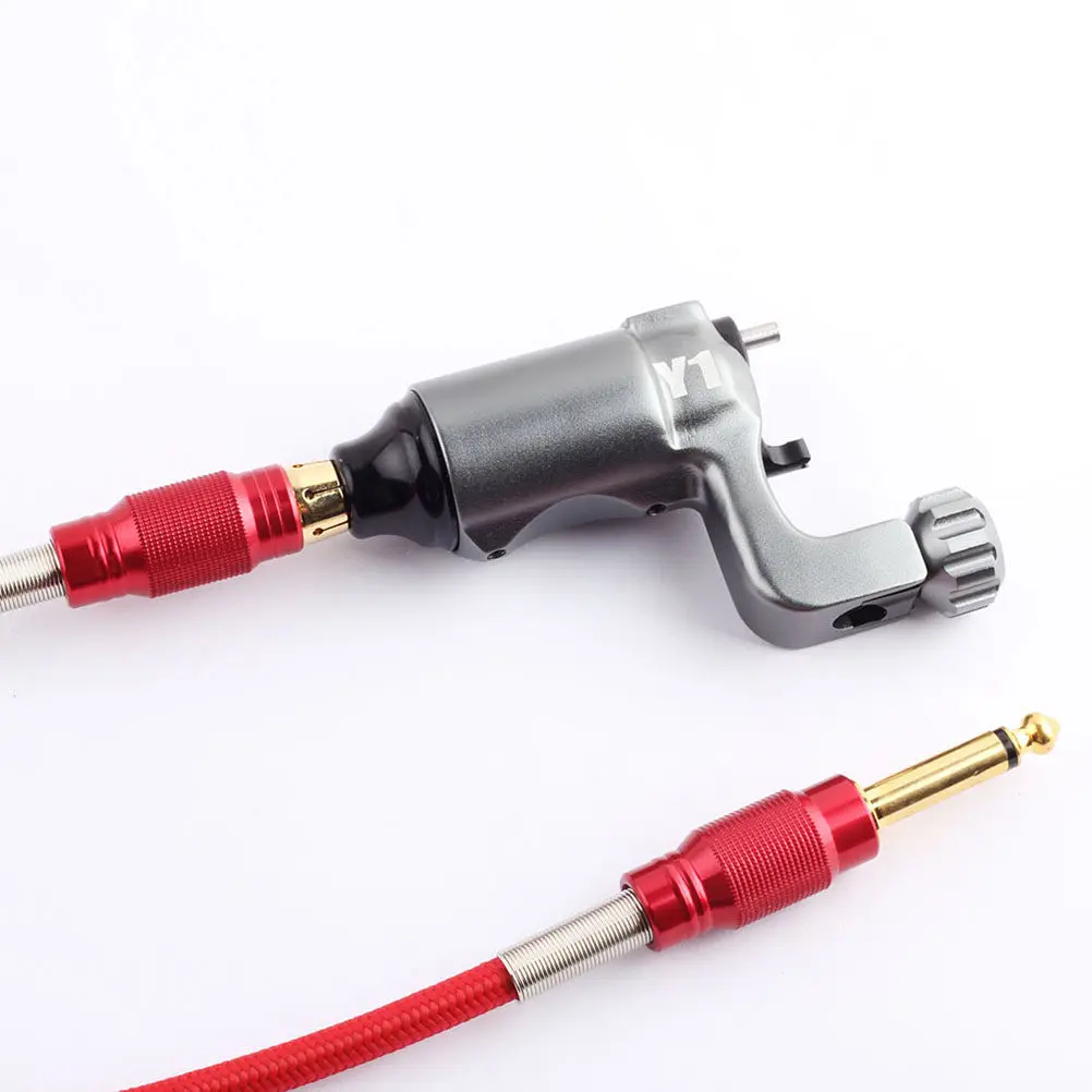 Hook Cord for Tattoo Machines Power Supply Long Braided Flexible Pure Copper Connector Easy Install Compatible All Brands